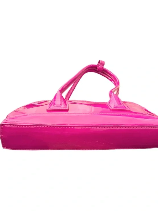 Zara NWOT Fuchsia Patent Shoulder Bag - Picture 4 of 7